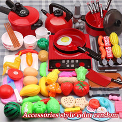 Kids Play Kitchen Accessories Fake Food Cooking Toys Play Food Sets For Kids
