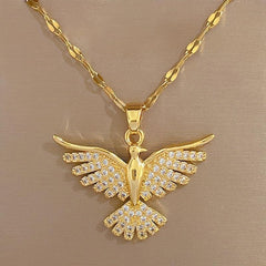 Phoenix Eagles Pendant Necklace Gift for Stylish Women
