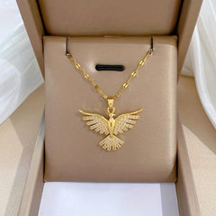Phoenix Eagles Pendant Necklace Gift for Stylish Women