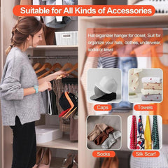 Hat Rack Organizer for Baseball Caps - 2 Pack