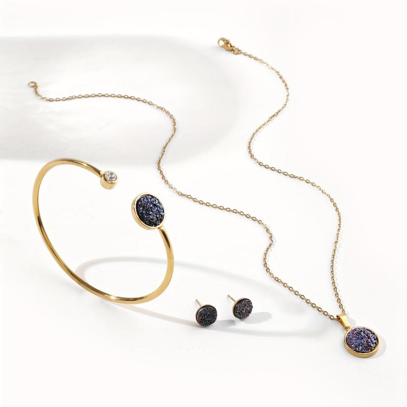 Stainless Steel Jewelry Set for Women & Girls