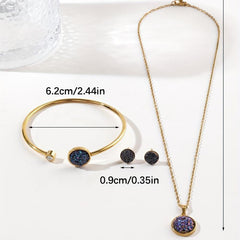 Stainless Steel Jewelry Set for Women & Girls