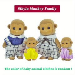 Forest Family Dolls & Furniture Gift for Girls