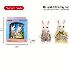 Forest Family Dolls & Furniture Gift for Girls