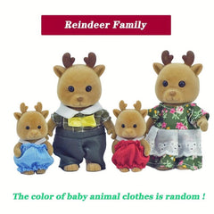 Forest Family Dolls & Furniture Gift for Girls