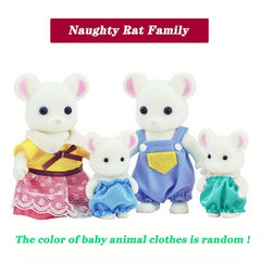 Forest Family Dolls & Furniture Gift for Girls