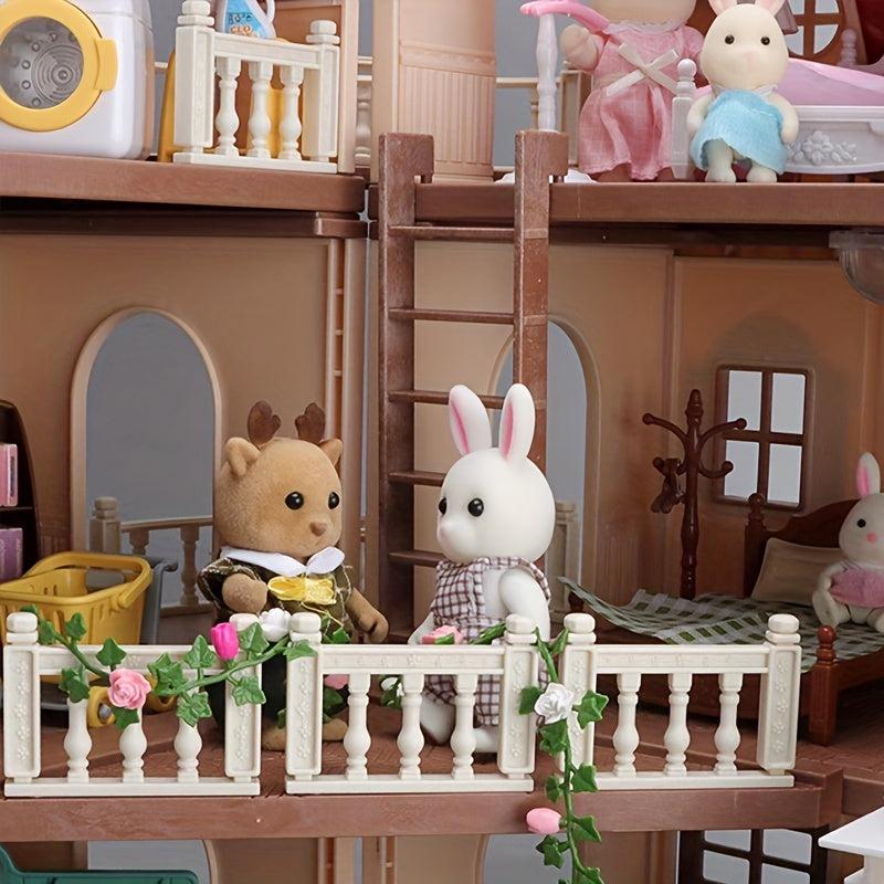 6 Cute Animal Dolls for Kids - Ideal Pretend Play Gift for Boys & Girls
