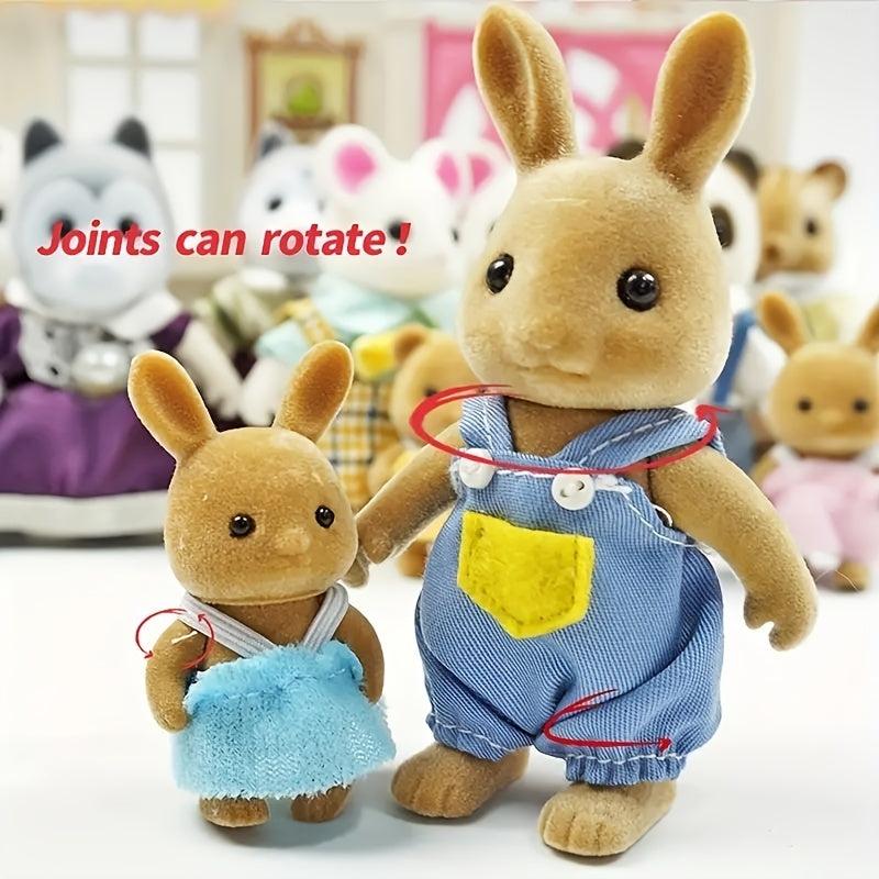 6 Cute Animal Dolls for Kids - Ideal Pretend Play Gift for Boys & Girls