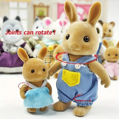 6 Cute Animal Dolls for Kids - Ideal Pretend Play Gift for Boys & Girls