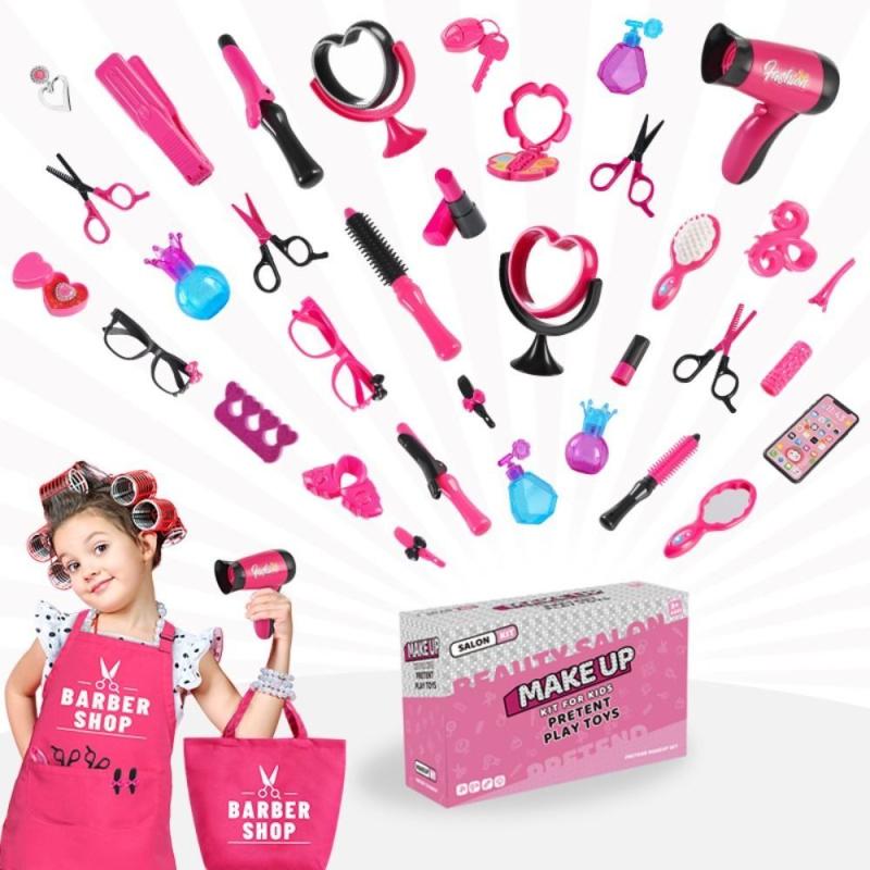 Comb Girl Pretend Play Toy Set - Boost Social Skills & Makeup Fun