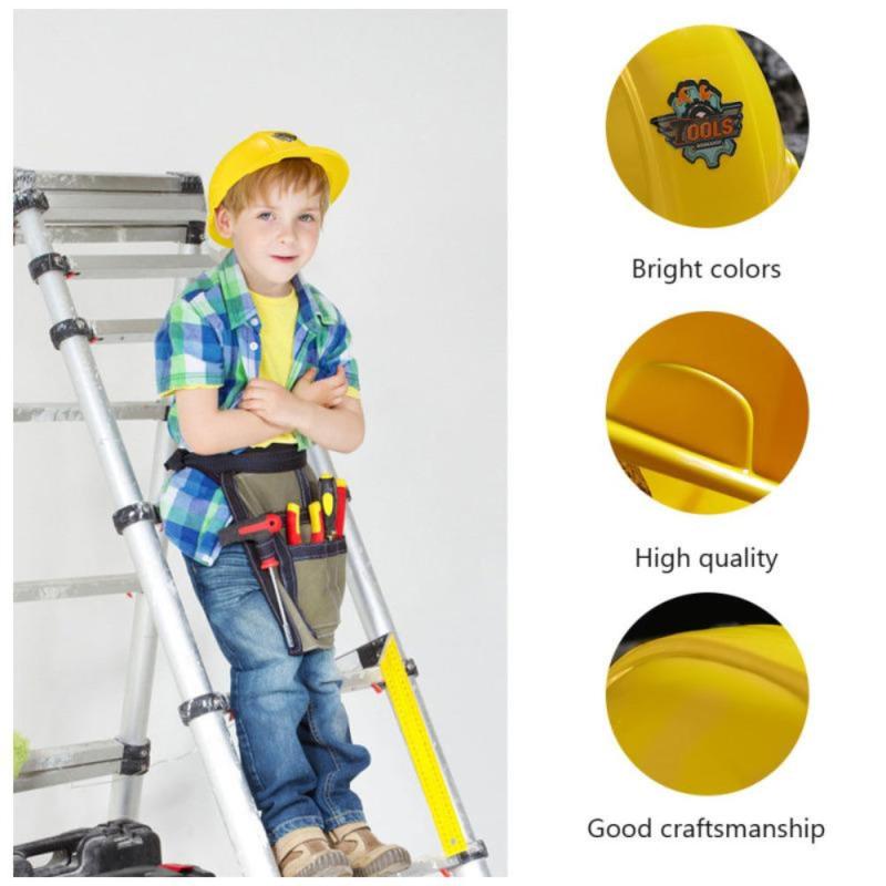 Kids Realistic Construction Helmet Toy for Pretend Play Game