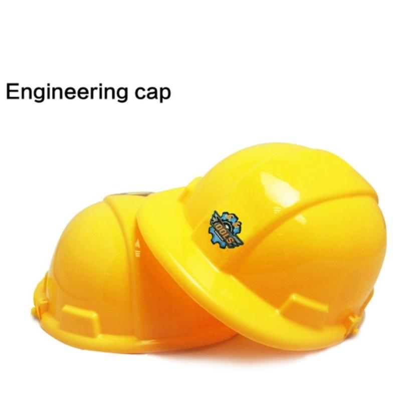 Kids Realistic Construction Helmet Toy for Pretend Play Game