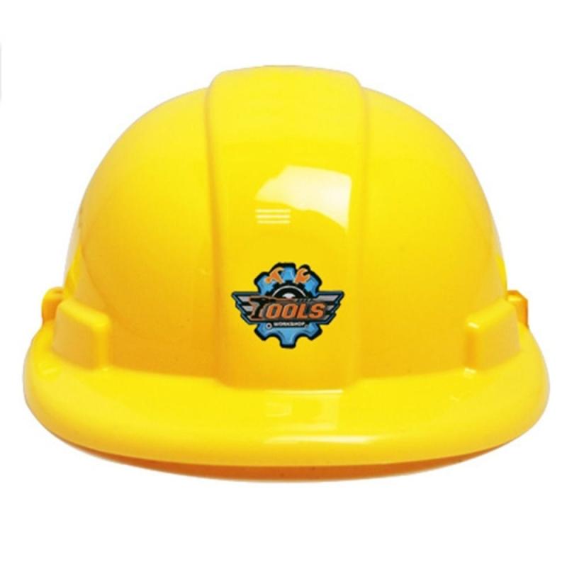 Kids Realistic Construction Helmet Toy for Pretend Play Game