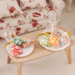 5 Pcs Food Play Candy Snacks Set Doll House DIY Materials