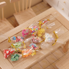 5 Pcs Food Play Candy Snacks Set Doll House DIY Materials