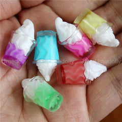 Mini Food Set for Doll Kitchen Pretend Play Resin Foods for Adults Teenagers