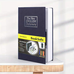 Book Shape Safe Box With Combination Lock Large Safe Hidden Metal Lock Box