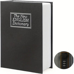 Book Shape Safe Box With Combination Lock Large Safe Hidden Metal Lock Box