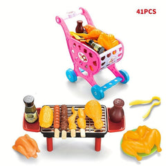 Toy BBQ Coffee Maker Afternoon Tea Set for Holiday Party Games