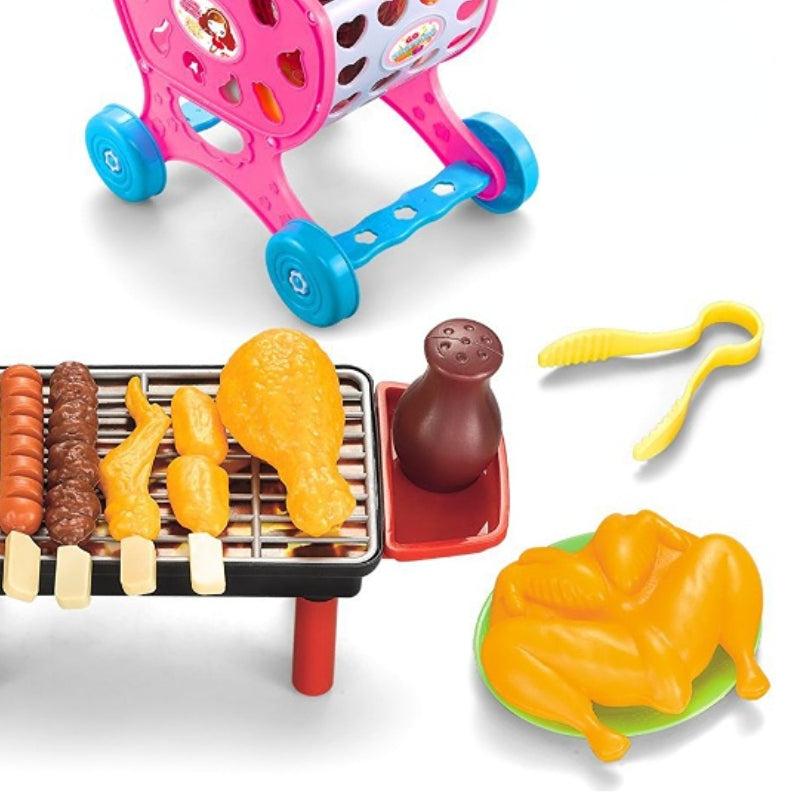 Toy BBQ Coffee Maker Afternoon Tea Set for Holiday Party Games