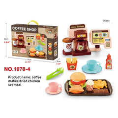 Toy BBQ Coffee Maker Afternoon Tea Set for Holiday Party Games