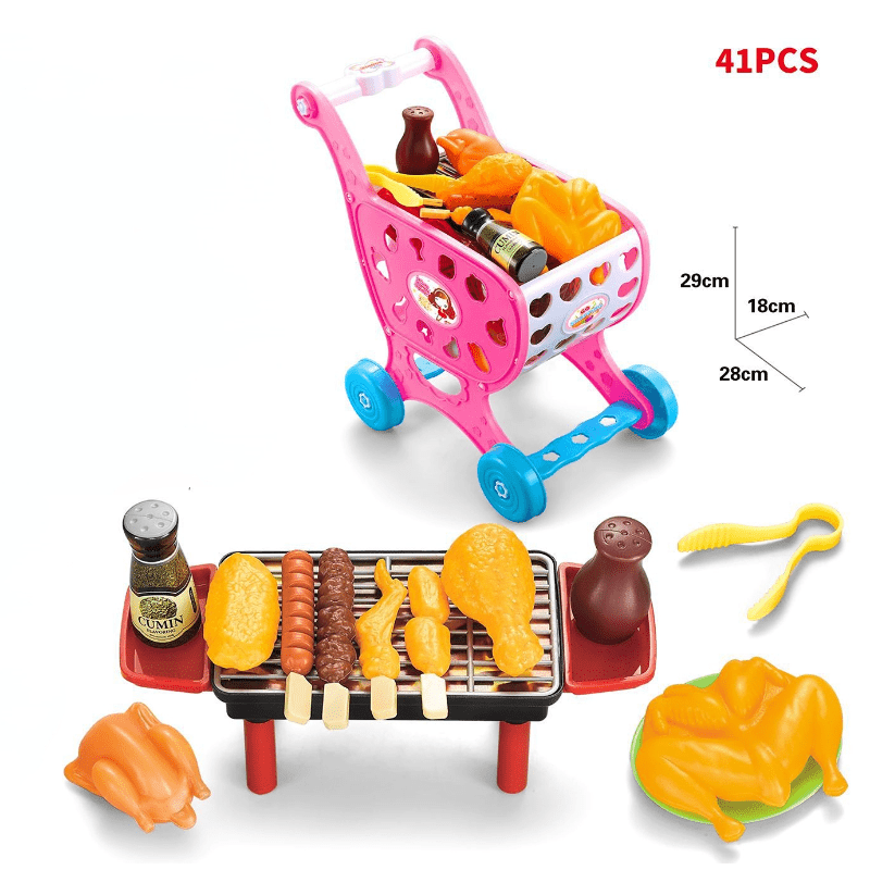 Toy BBQ Coffee Maker Afternoon Tea Set for Holiday Party Games