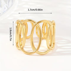 Personalized Stainless Steel Ring for Women and Teen Girls