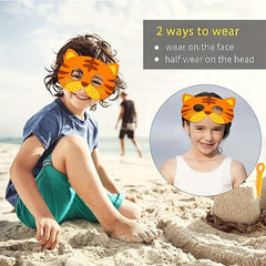12pcs Children's Felt Animal Masquerade Masks for Party