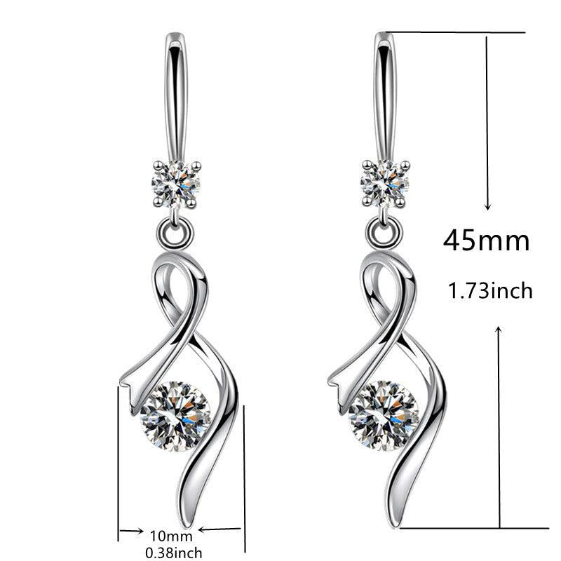Stunning Sapphire Water Drop Earrings - Ideal Gift for Fashionable Women