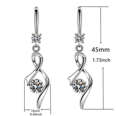 Stunning Sapphire Water Drop Earrings - Ideal Gift for Fashionable Women