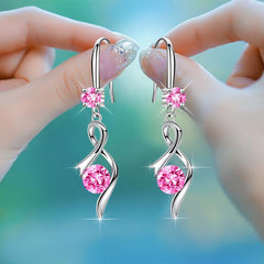 Stunning Sapphire Water Drop Earrings - Ideal Gift for Fashionable Women