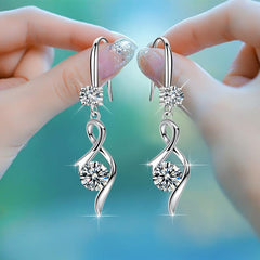 Stunning Sapphire Water Drop Earrings - Ideal Gift for Fashionable Women