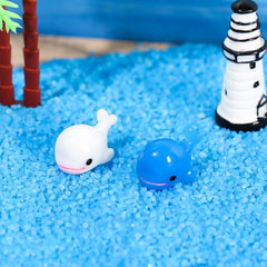 10Pcs Mini Dolphin Figurines for Garden Decor, Ocean Sea Animal Miniatures