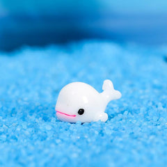 10Pcs Mini Dolphin Figurines for Garden Decor, Ocean Sea Animal Miniatures