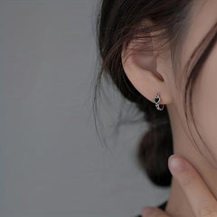 Heart & Ring Earrings Set Vintage Punk Style