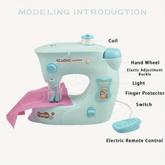 Mini Sewing Machine For Beginners Portable With Night Light Sewing Kit