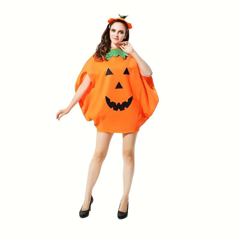 Halloween Pumpkin Costume For Kids Aldults Children Cosplay Party