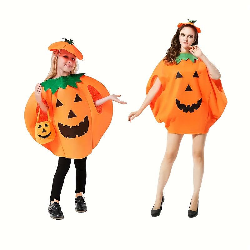 Halloween Pumpkin Costume For Kids Aldults Children Cosplay Party