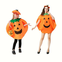 Halloween Pumpkin Costume For Kids Aldults Children Cosplay Party