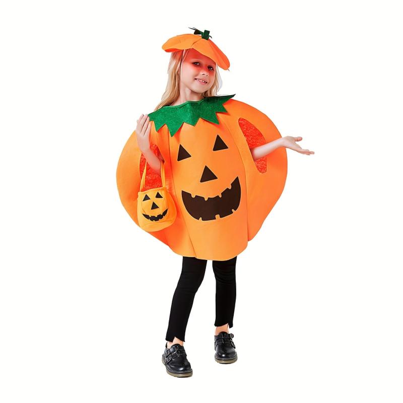 Halloween Pumpkin Costume For Kids Aldults Children Cosplay Party