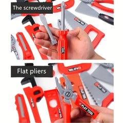 38 PCS Kids Tool Set with Hammer & Screwdriver Pretend Play Construction Toy