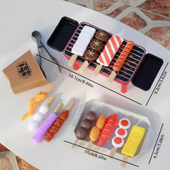 Kids BBQ Kitchen Toys Set for Pretend Play