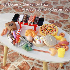 Kids BBQ Kitchen Toys Set for Pretend Play