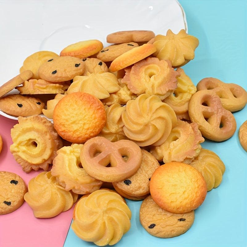 Resin Food Play Cookie Biscuit DIY Hairpin Patch Accessories