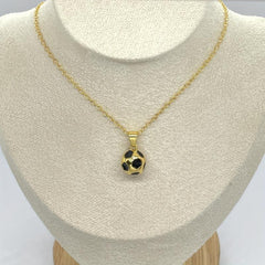 Football Necklace Hip Hop Soccer Jewelry Boys Accessories Pendant Gift