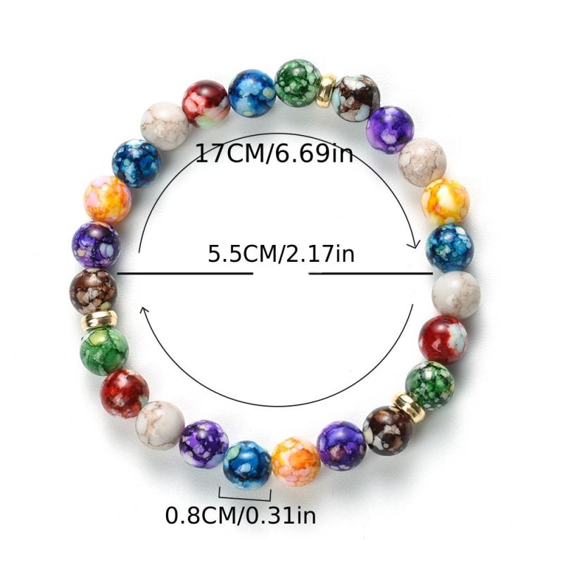 7 Chakra Reiki Healing Stone Bracelet Yoga Balance Energy Beads