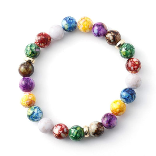 7 Chakra Reiki Healing Stone Bracelet Yoga Balance Energy Beads