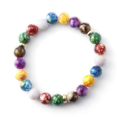 7 Chakra Reiki Healing Stone Bracelet Yoga Balance Energy Beads