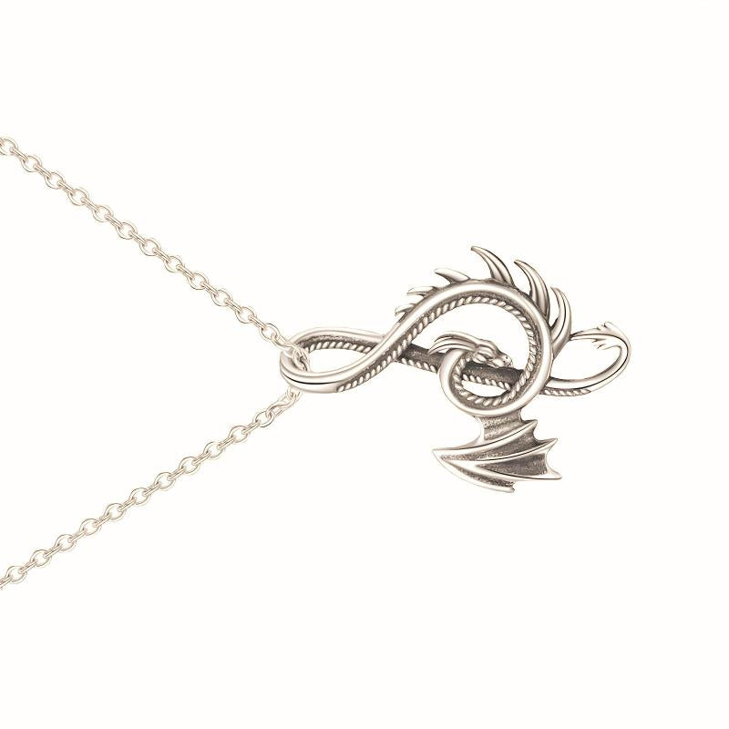 Alloy Dragon Necklace Dragon Pendant