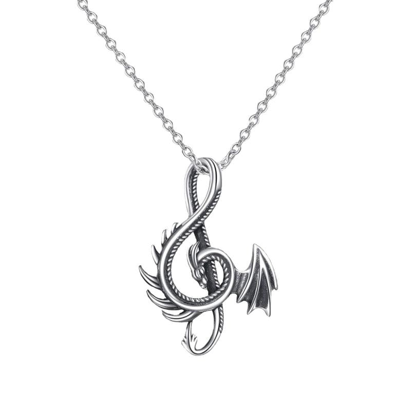 Alloy Dragon Necklace Dragon Pendant